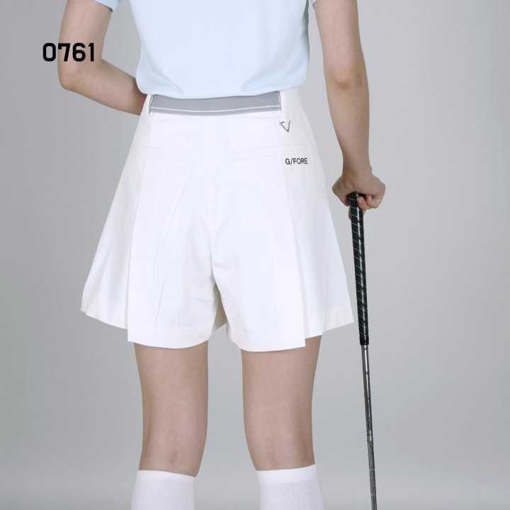 지포어 여자 0761 앞플리츠 치마바지 큐롯 반바지(2color)