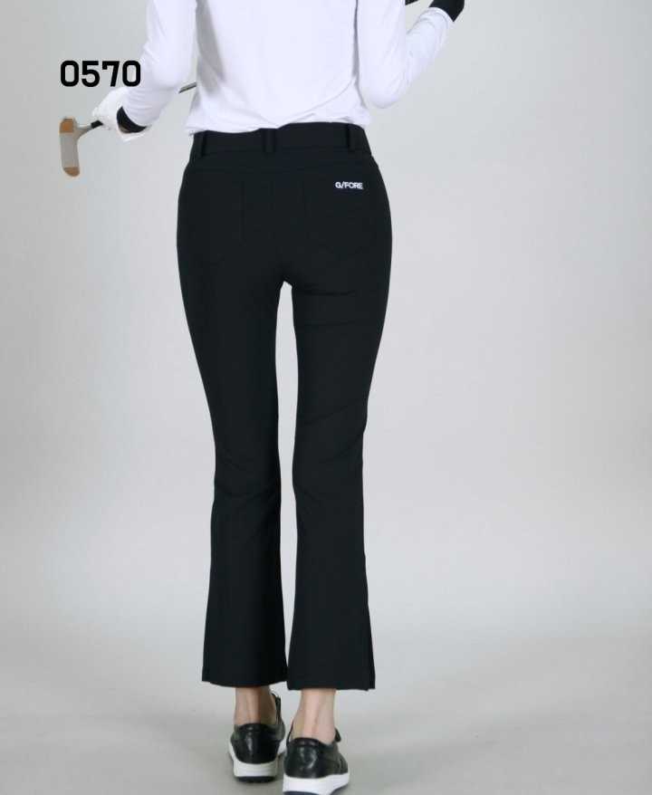 지포어 여자 0570 밑단슬릿 로고 스판 바지 팬츠(2color)