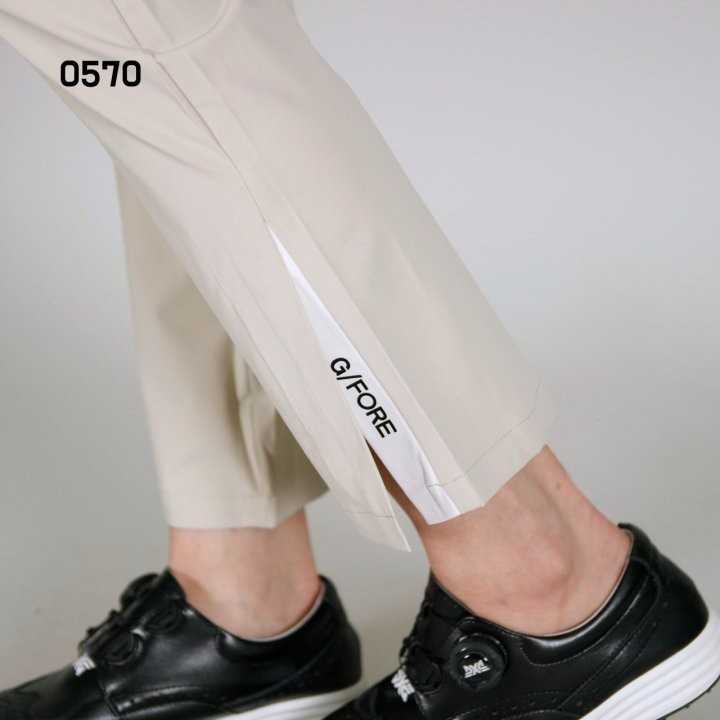 지포어 여자 0570 밑단슬릿 로고 스판 바지 팬츠(2color)