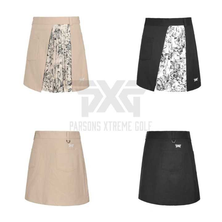 PXG 플라워 랩 스커트(2color)