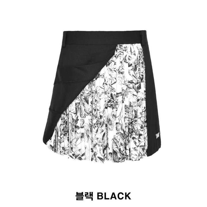 PXG 플라워 랩 스커트(2color)