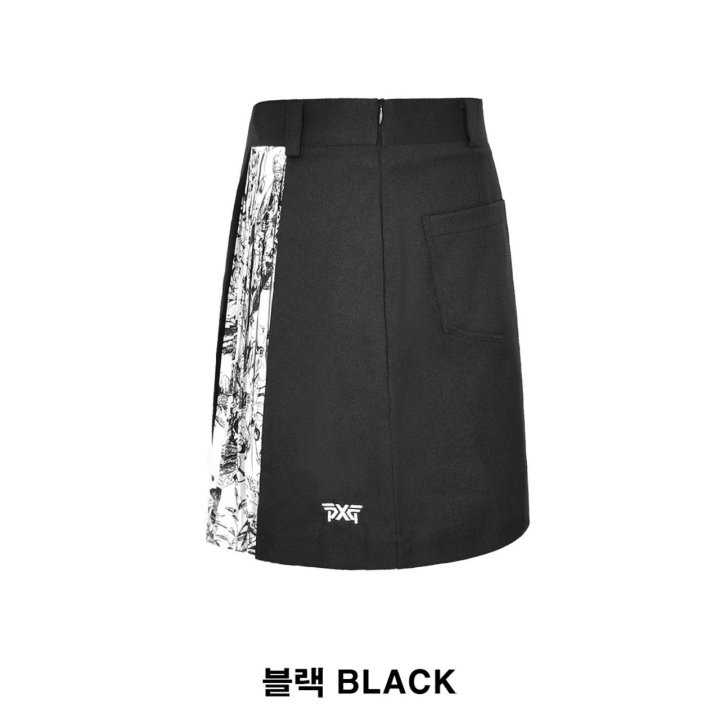 PXG 플라워 랩 스커트(2color)