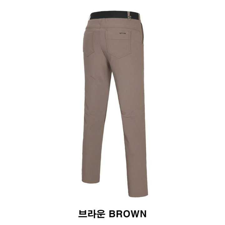 지포어 여성 자수 로고 스트레이트 팬츠(2color)