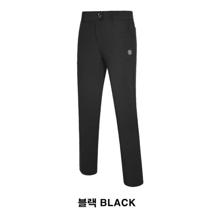 지포어 여성 자수 로고 스트레이트 팬츠(2color)