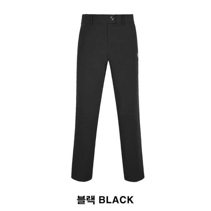 지포어 여성 자수 로고 스트레이트 팬츠(2color)