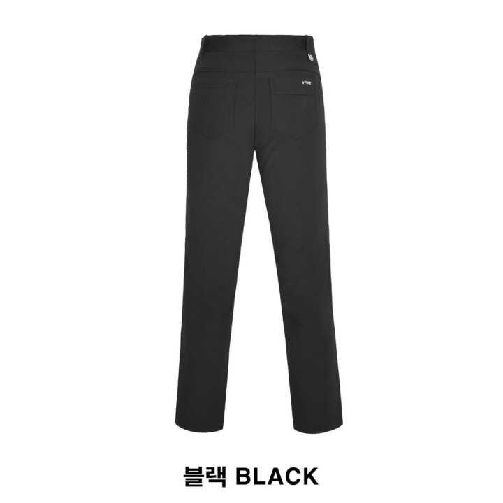 지포어 여성 자수 로고 스트레이트 팬츠(2color)