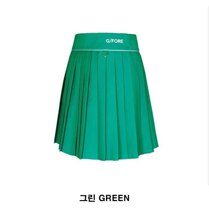 말본 더블 플리츠 스커트(2color)