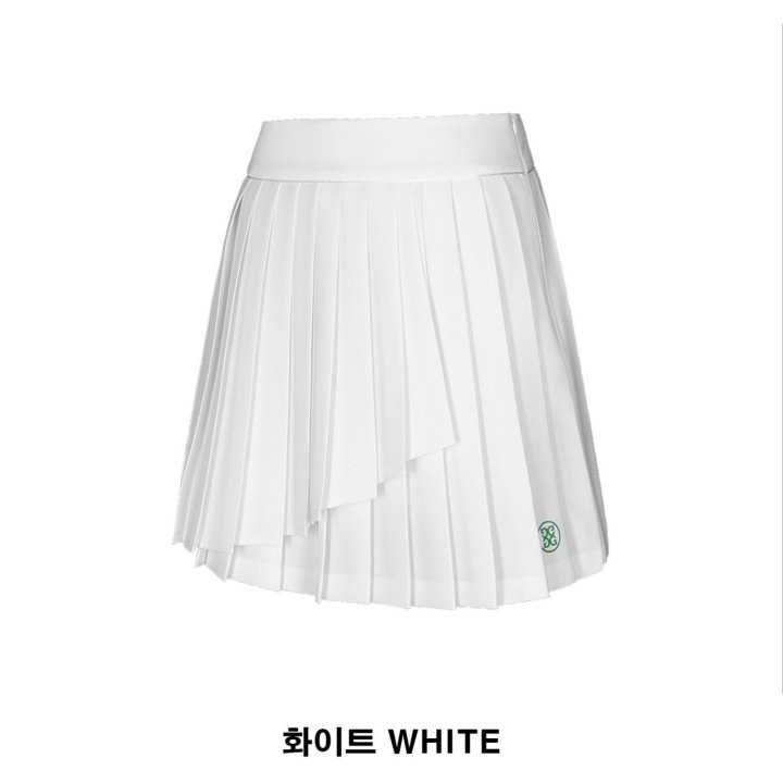 말본 더블 플리츠 스커트(2color)