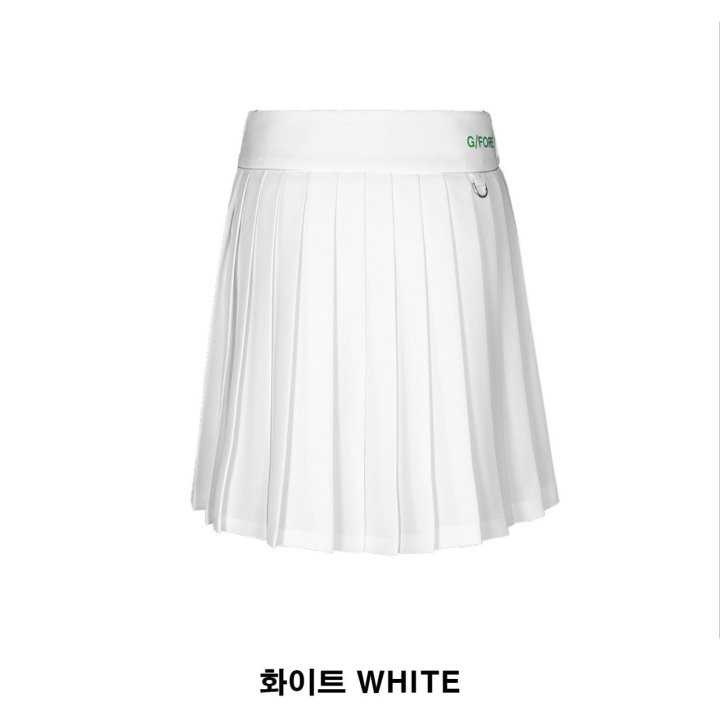 말본 더블 플리츠 스커트(2color)