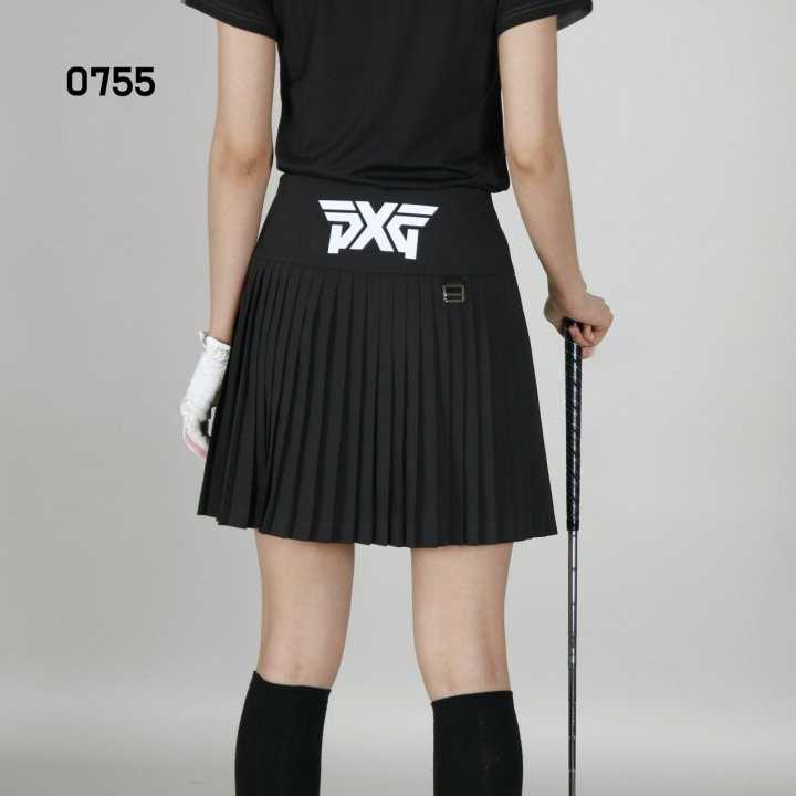 PXG 여자 0755 밑단 잔플리츠 스커트 치마(3color)