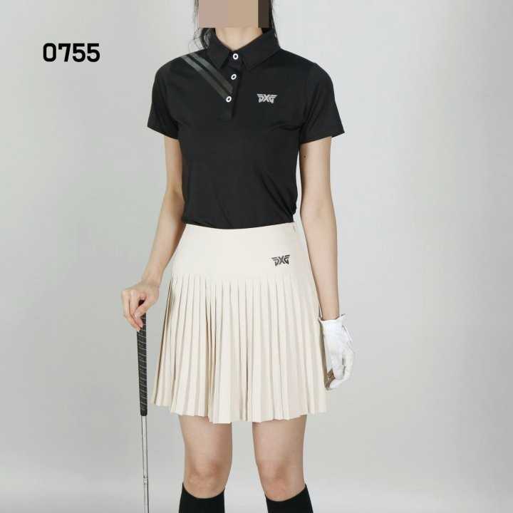 PXG 여자 0755 밑단 잔플리츠 스커트 치마(3color)