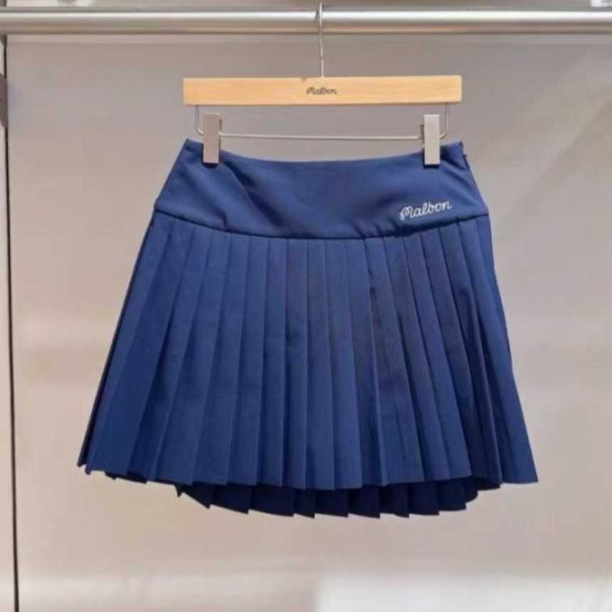 말본 베이직 잔 플리츠 스커트(3color)