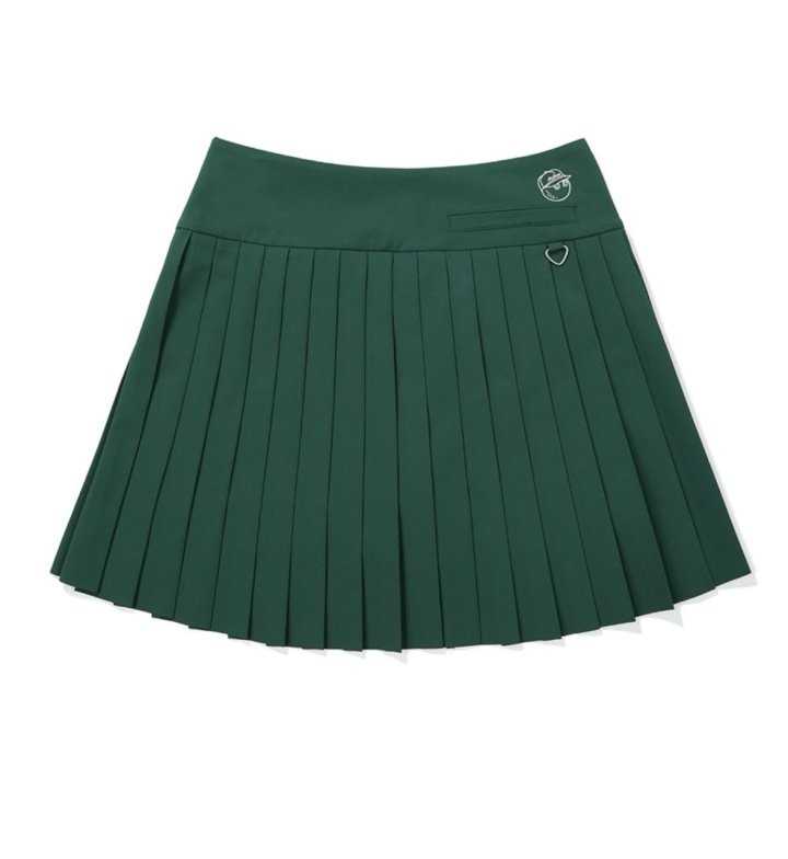 말본 베이직 잔 플리츠 스커트(3color)