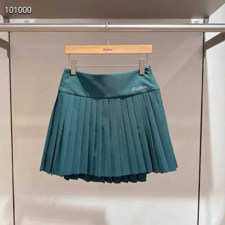 말본 베이직 잔 플리츠 스커트(3color)
