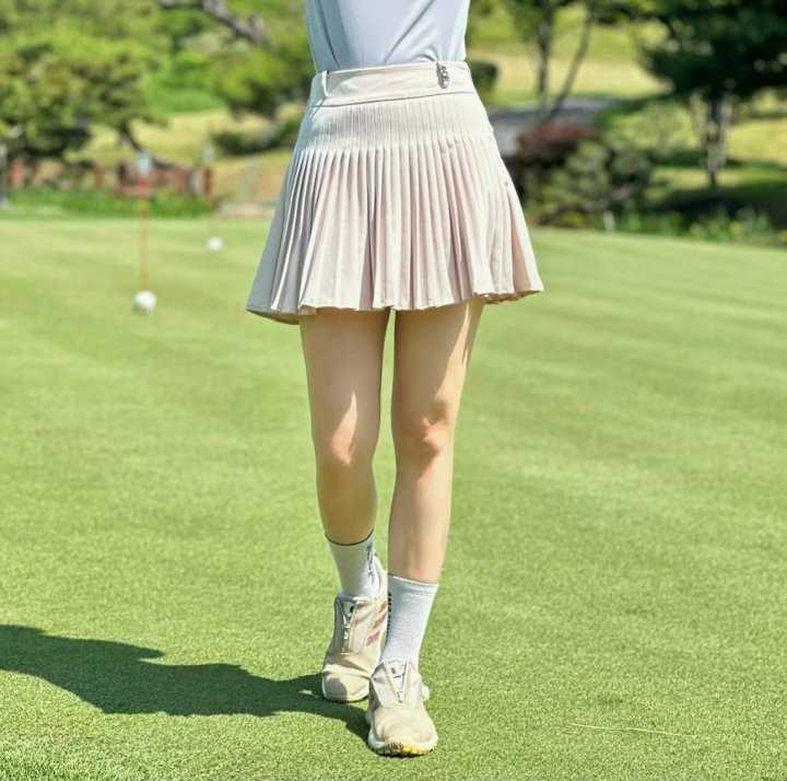 어메이징크리 여성 썸머 플리츠 스커트