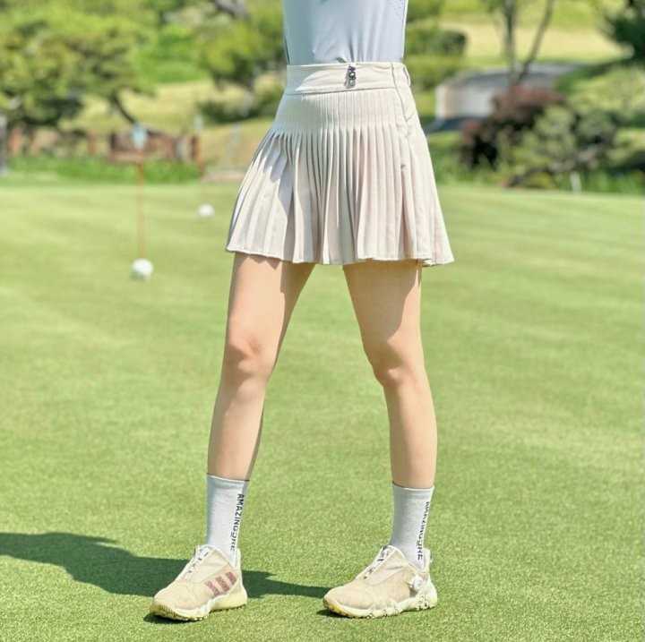 어메이징크리 여성 썸머 플리츠 스커트