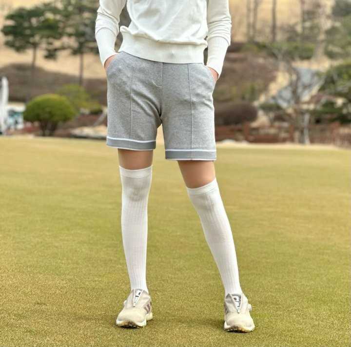 지포어 여성 폰테 하프 팬츠(2color)