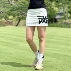 PXG 우먼 21SS 빅로고 랩스커트