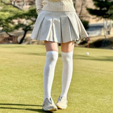 G/FORE 지포어 울 플리츠 스커트