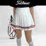 타이틀리스트 테잎 두줄 주름스커트(2color)