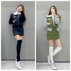 말본 양털 버킷 와이드 넥 셋트(2color)