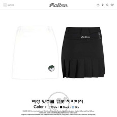 말본 여성 여름용 뒷주름 큐롯 치마바지(3color)