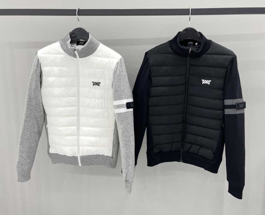 PXG 여성 니트 방풍 집업 패딩(2color)