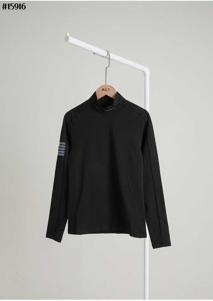 어메이징크리 여성 약기모 아코디오 하이브 모크넥 슬리브리스(2color)