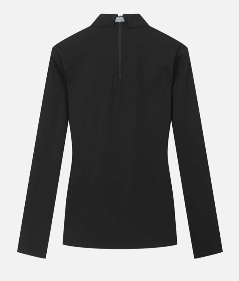 PXG 여성 스카프 칼라 롱슬리브 티셔츠(2color)