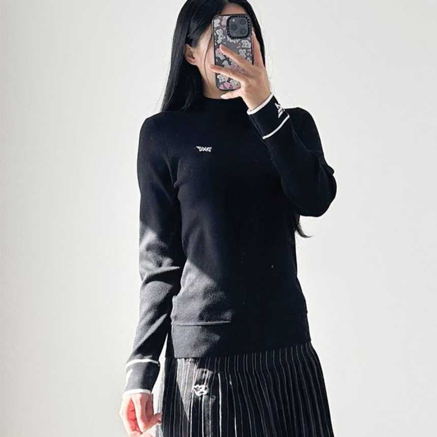 PXG 여성 원포인트 풀오버 스웨터
