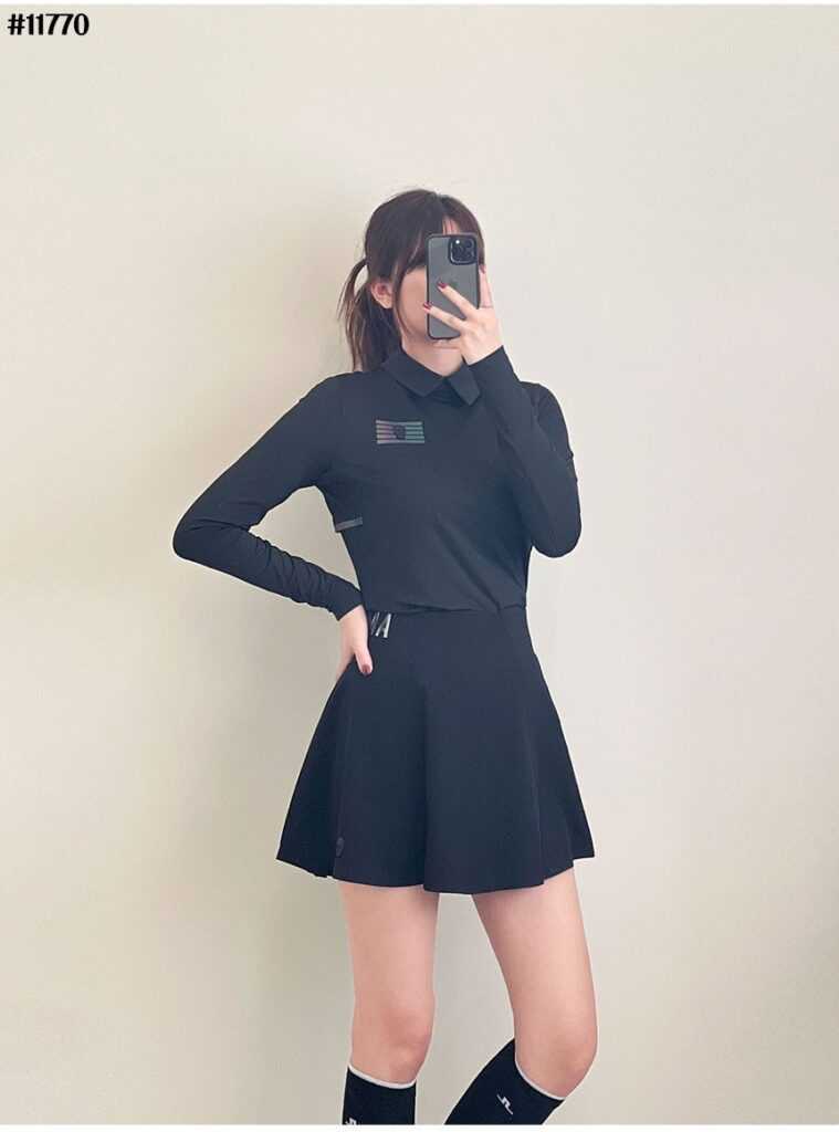 어메이징크리 여성 에어로쉴드 테크 긴팔 카라티셔츠