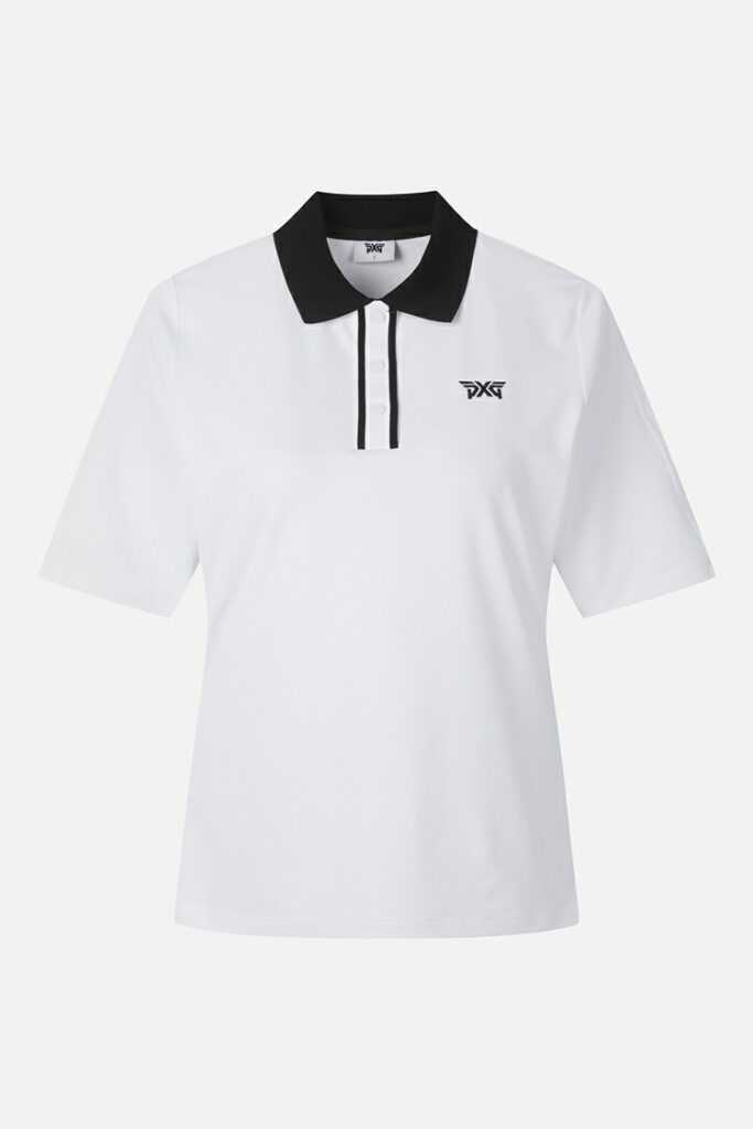 PXG 여성 여름 하프 슬리브 카라 티셔츠(2color)
