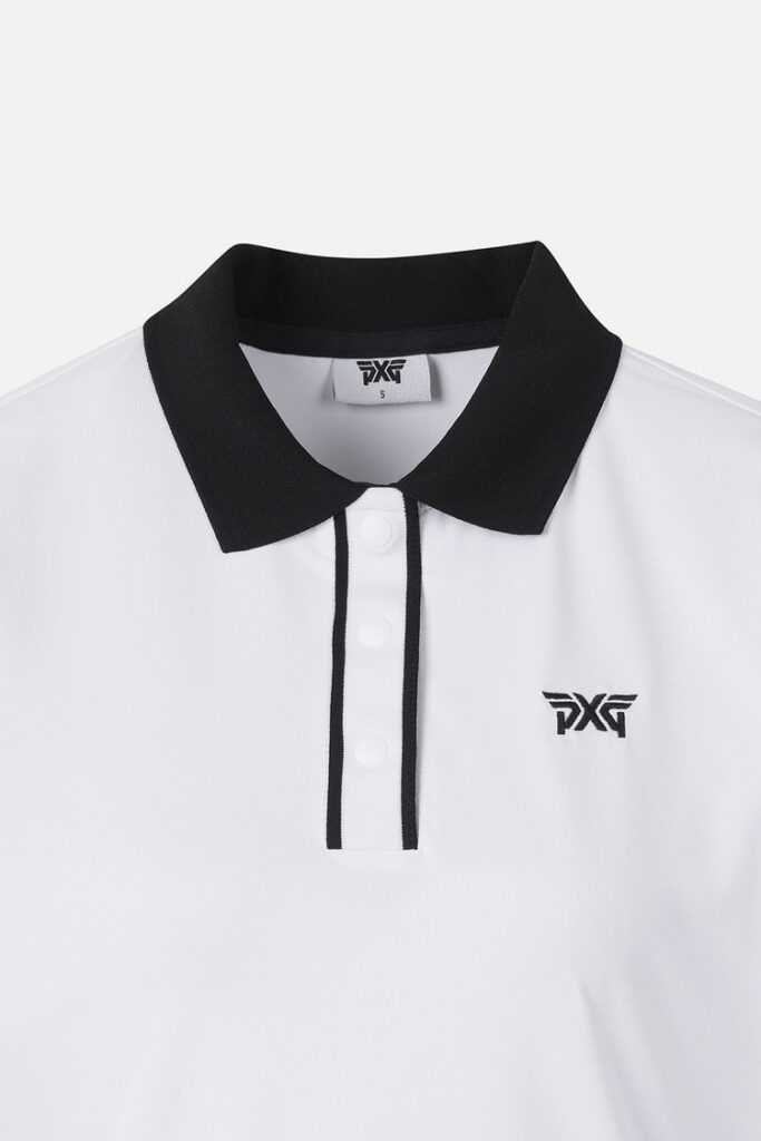 PXG 여성 여름 하프 슬리브 카라 티셔츠(2color)