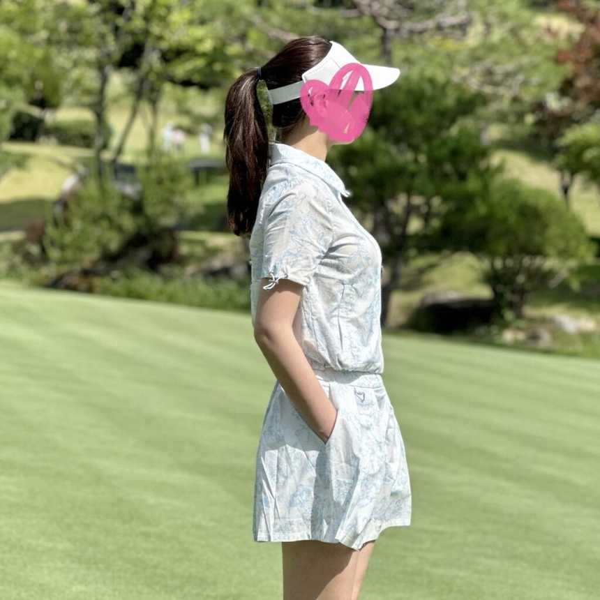사우스케이프 여성 네이처 카라 숏슬리브&스커트(2color)