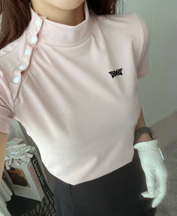 PXG 스냅 반팔 셔츠(3color)
