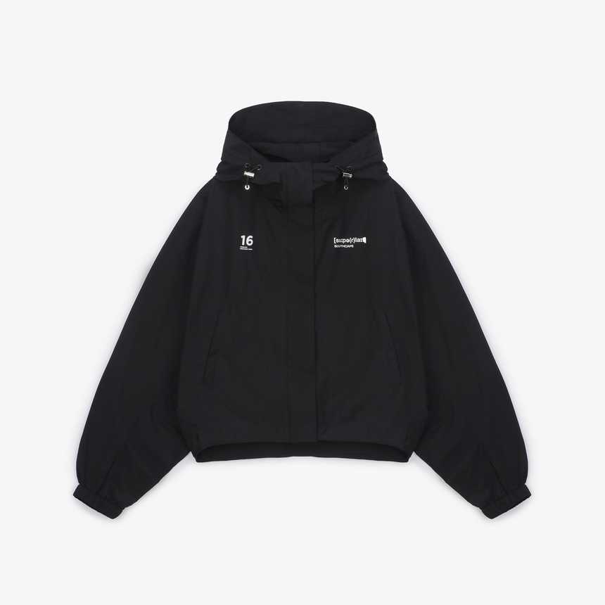 사우스케이프 여성 오버핏 크롭 바람막이(2color)