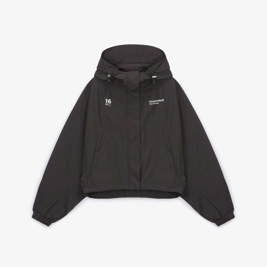 사우스케이프 여성 오버핏 크롭 바람막이(2color)