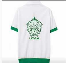 유타 우먼 지퍼넥 배색 카라티(2color)