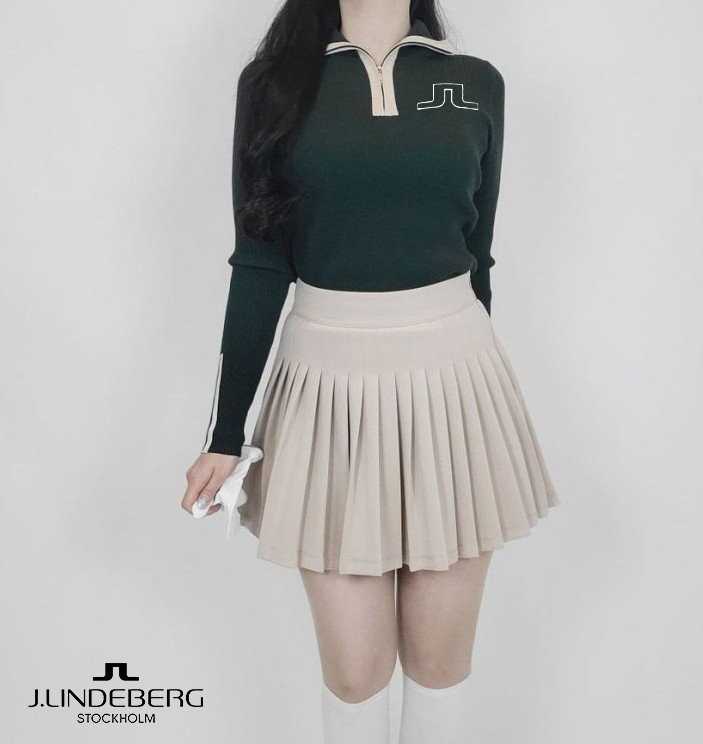 제이린드버그 빅 엠티로고 집업니트(2color)