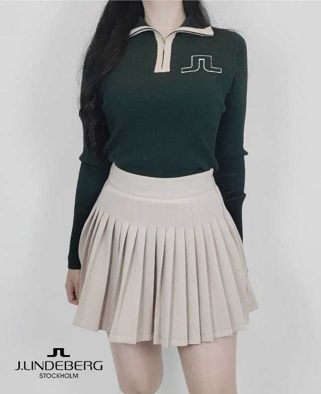 제이린드버그 빅 엠티로고 집업니트(2color)