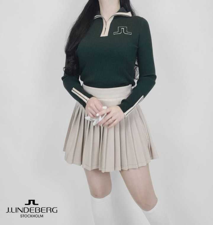 제이린드버그 빅 엠티로고 집업니트(2color)
