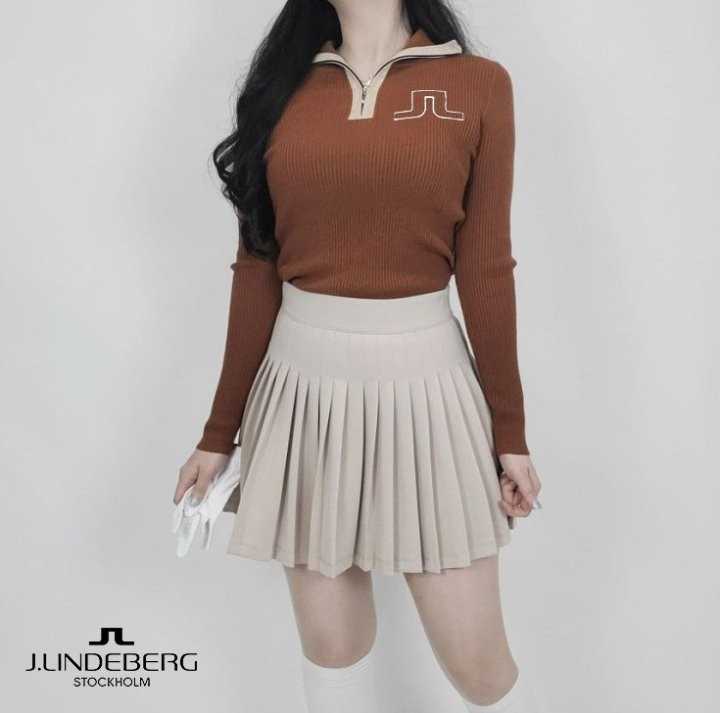 제이린드버그 빅 엠티로고 집업니트(2color)