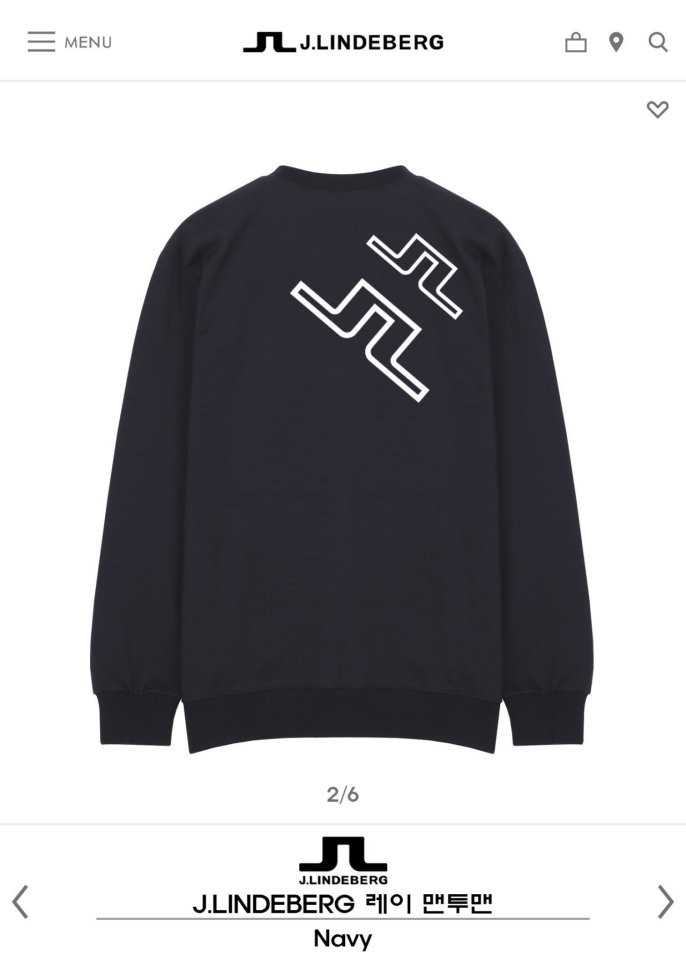 제이린드버그 레이 기모맨투맨(4color/남녀공용/빅사이즈)