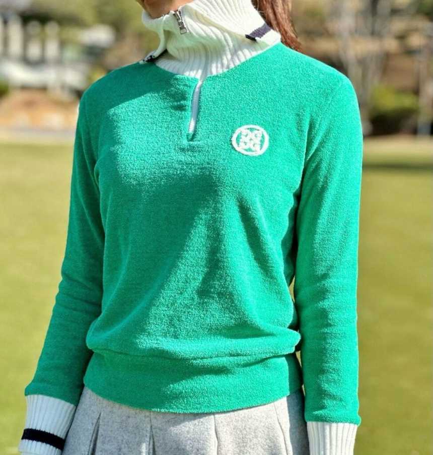 G/FORE 지포어 후리스 터틀 티셔츠