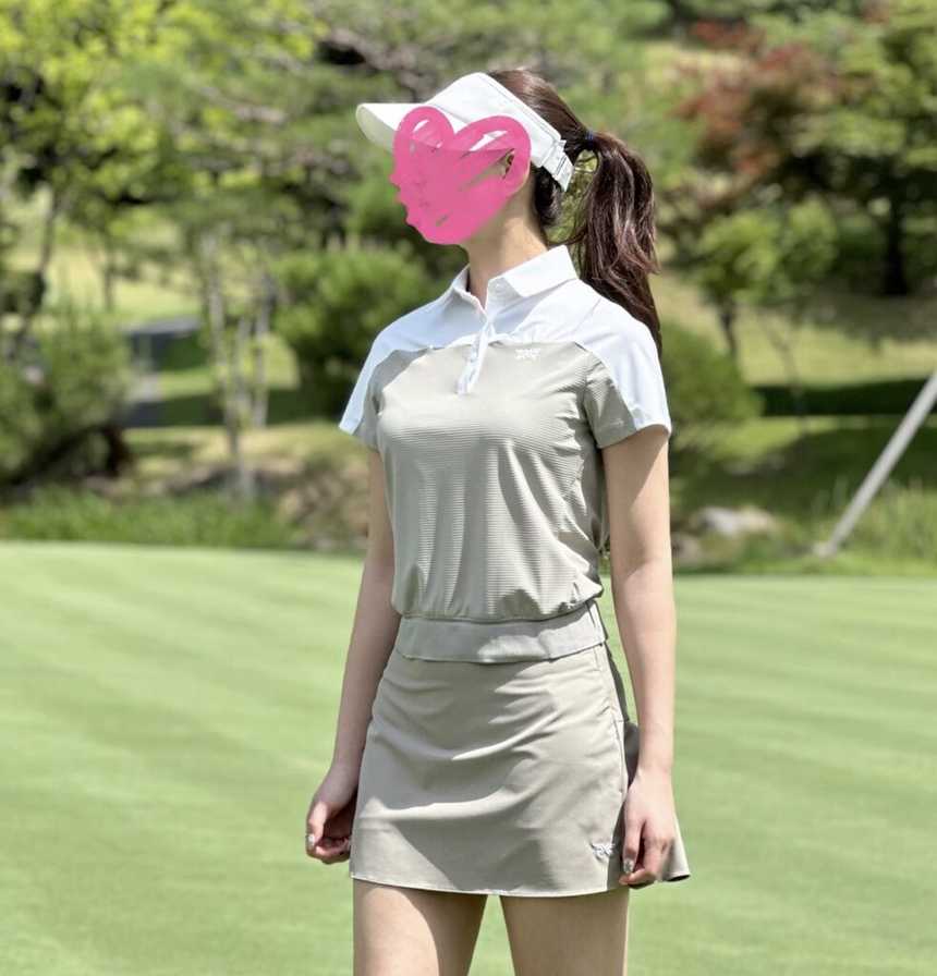 PXG 우먼 썸머 배트윙 숏 슬리브 티셔츠