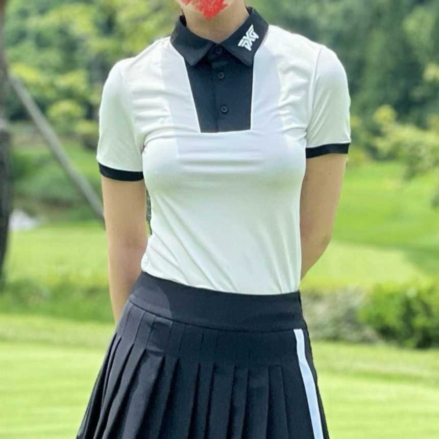 PXG 우먼 에브리데이 퍼포먼스 투톤 티셔츠