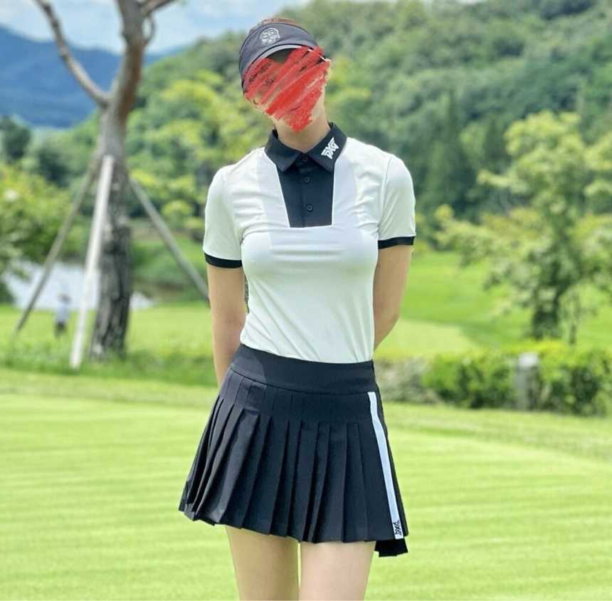 PXG 우먼 에브리데이 퍼포먼스 투톤 티셔츠