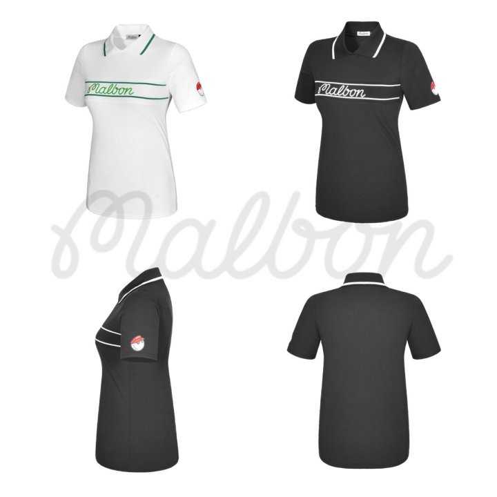말본 골지 반팔 카라티(2color)