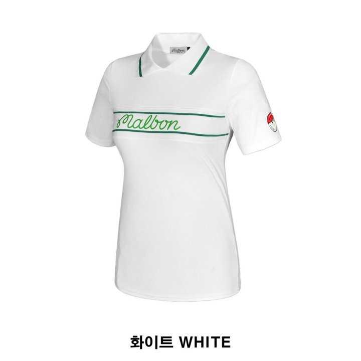 말본 골지 반팔 카라티(2color)