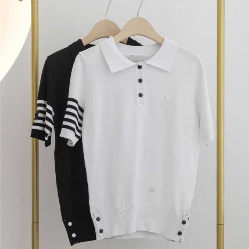 어메이징크리 여성 고스트 폴로 칼라 스웨터(2color)